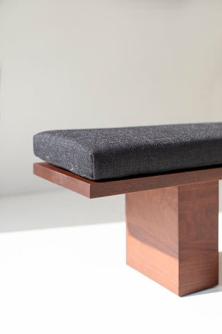 Modern Walnut Suelo Bench Image 09