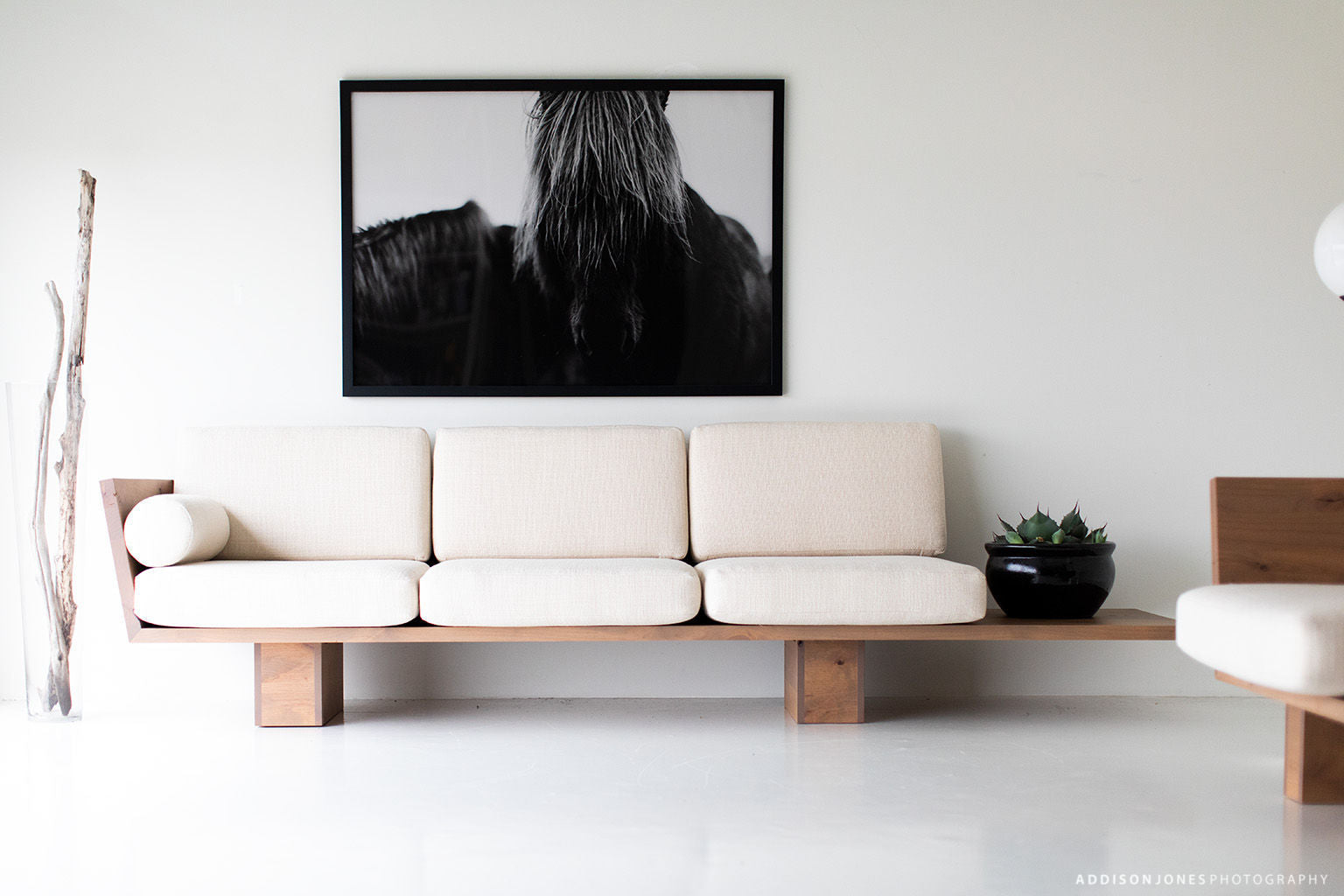 Suelo® Modern Wood Sofa — Luxury Solid Alder Sofa