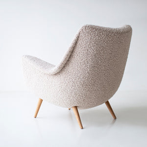 Modern Danish Lounge Chairs by Lawrence Peabody | Boulcle Fabric 3