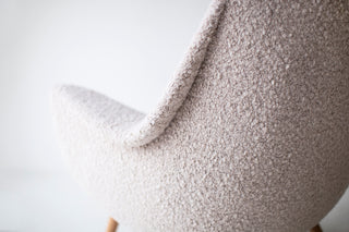 Modern Danish Lounge Chairs by Lawrence Peabody | Boulcle Fabric 4