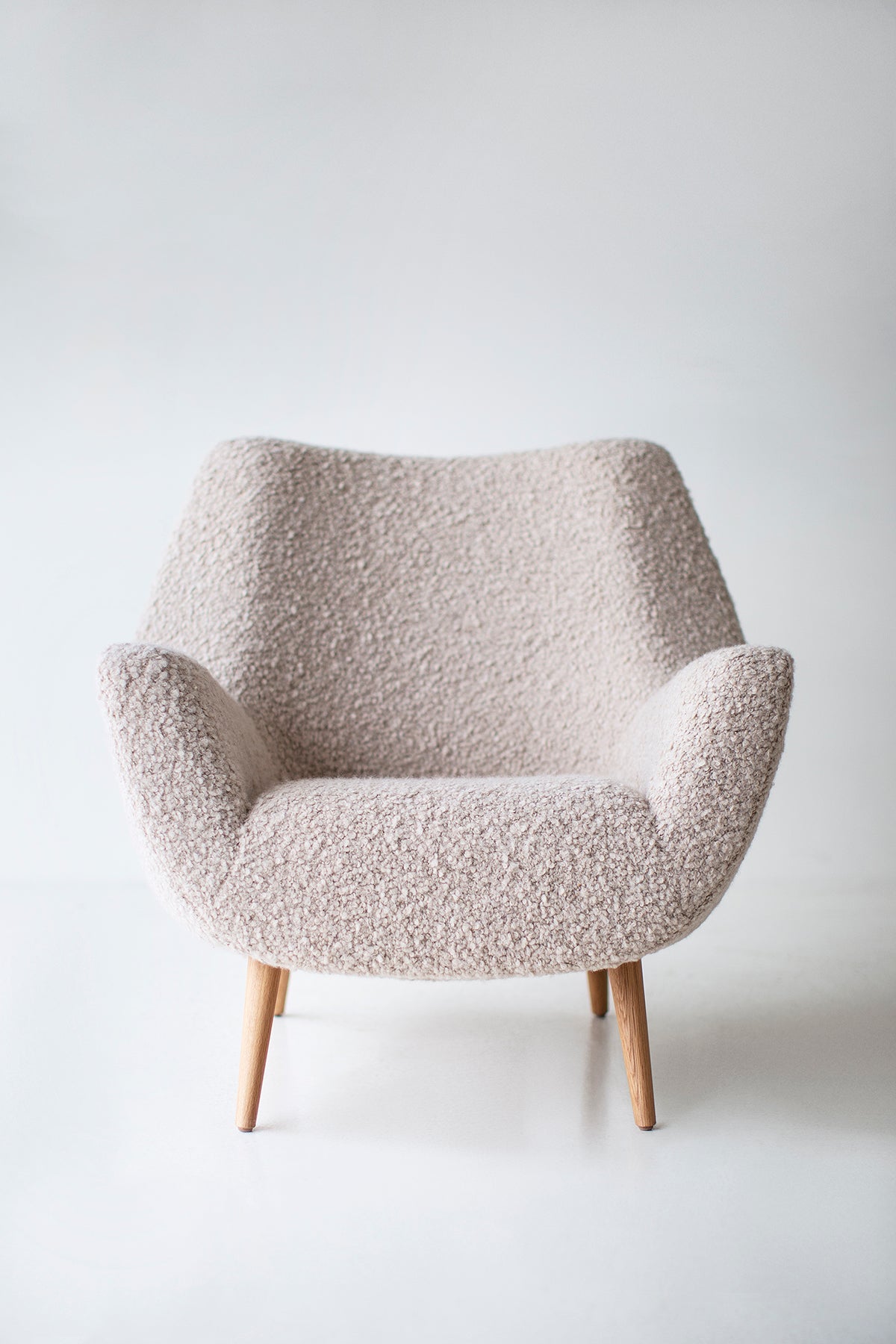 Modern Danish Lounge Chairs by Lawrence Peabody | Boulcle Fabric 8