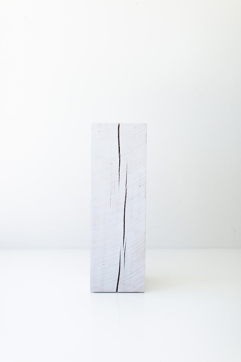 Whitewash maple art pedestal, 36" x 12" x 12" - photo 8