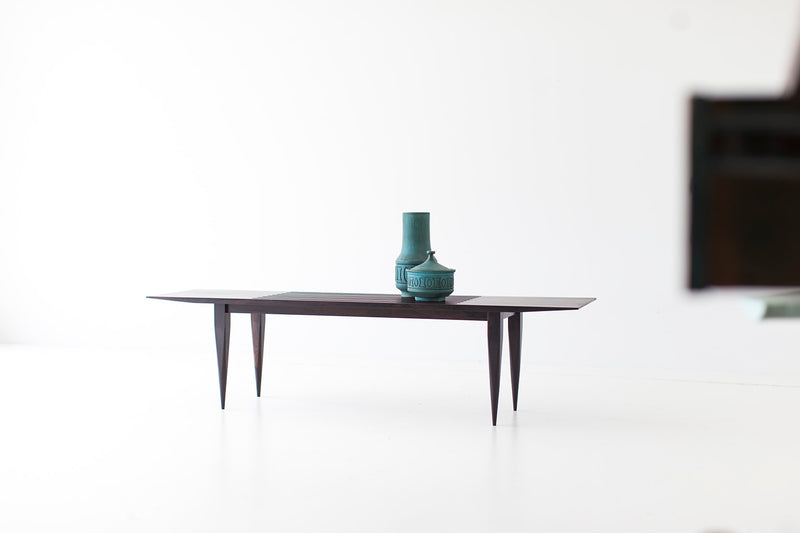 Angled view of the Craft Associates J Bench