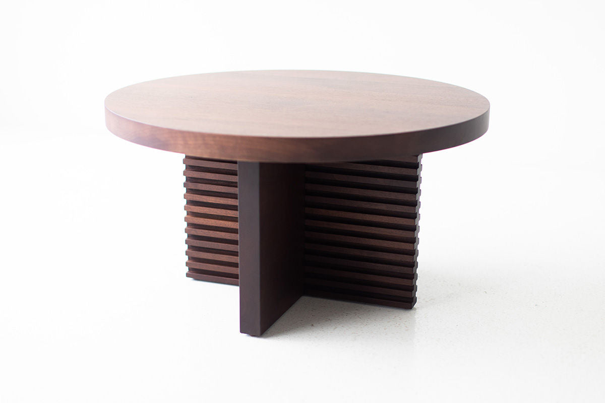 Modern Walnut Coffee Table - The Cicely for Bertu Home - 1624