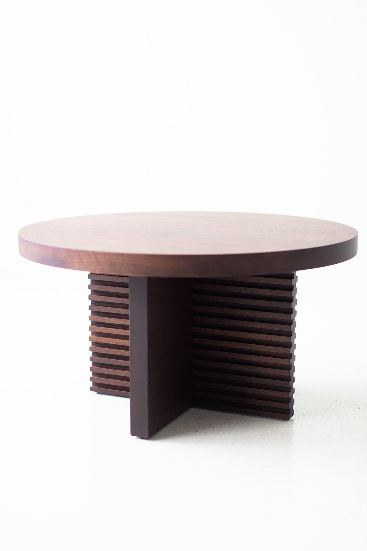 Modern Walnut Coffee Table - The Cicely for Bertu Home - 1624