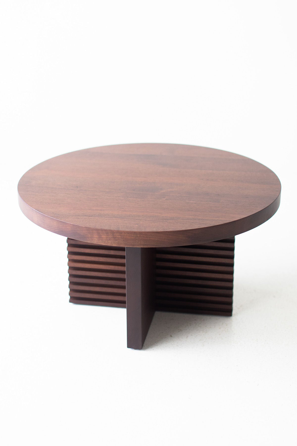 Modern Walnut Coffee Table - The Cicely for Bertu Home - 1624