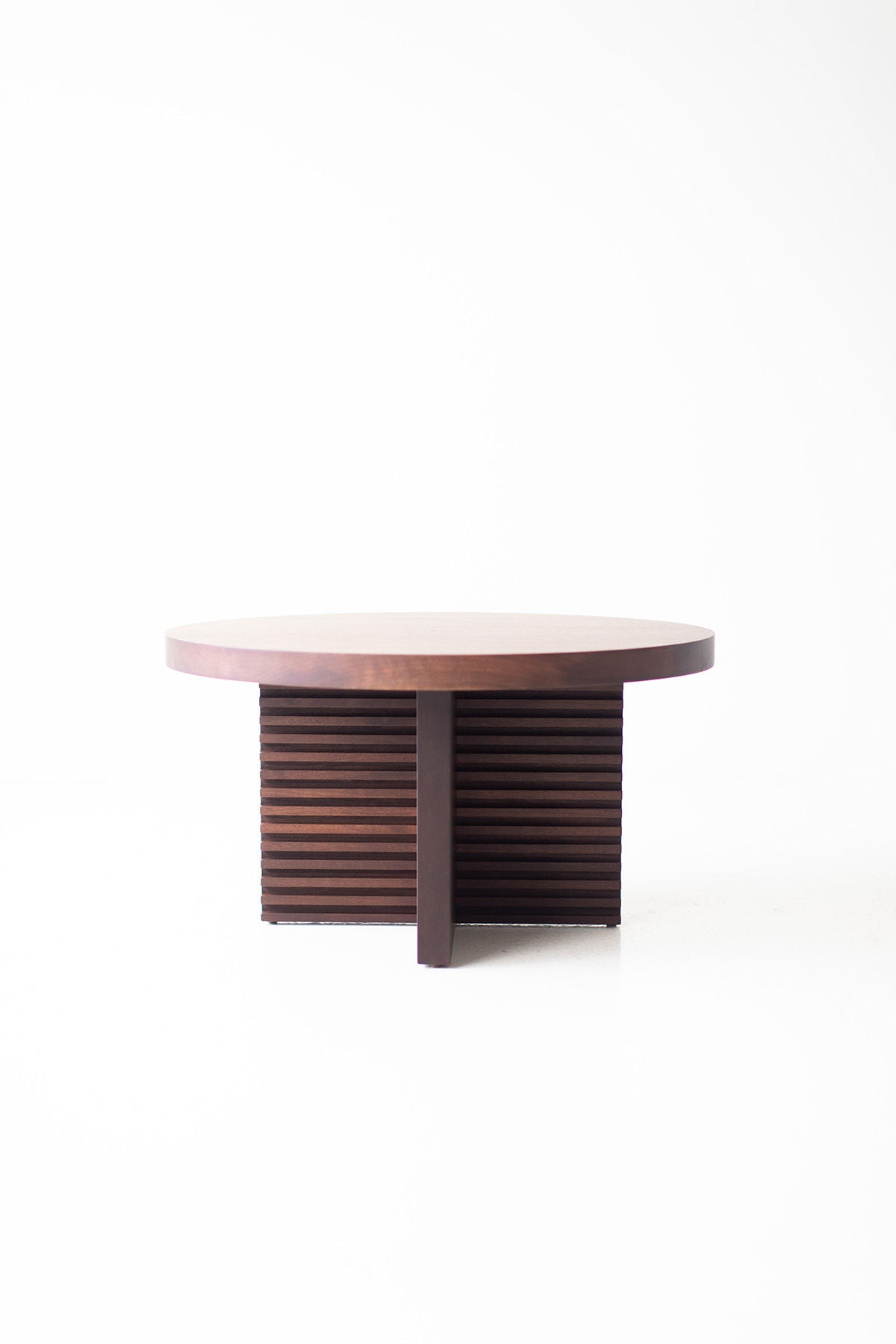 Modern Walnut Coffee Table - The Cicely for Bertu Home - 1624