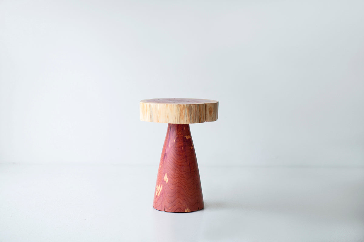 Natural Red Cedar Side Table Summit Image 01
