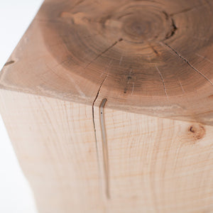 Natural Wood End Table-02