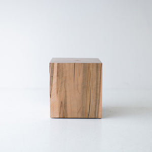Natural Wood End Table-05