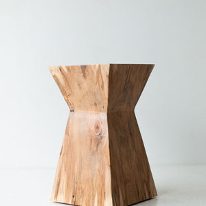 Natural Wood End Table Sol 06