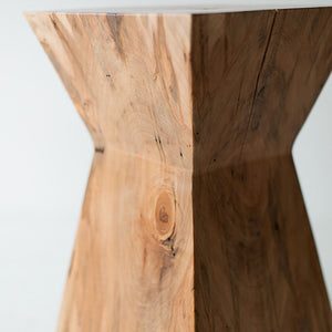 Natural Wood End Table Sol 08