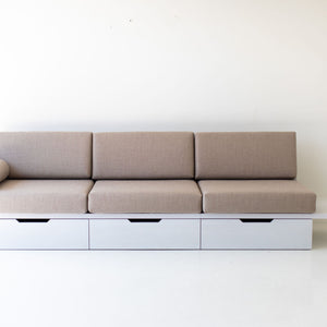 Oak Suelo Sofa Storage Side Table Image 01