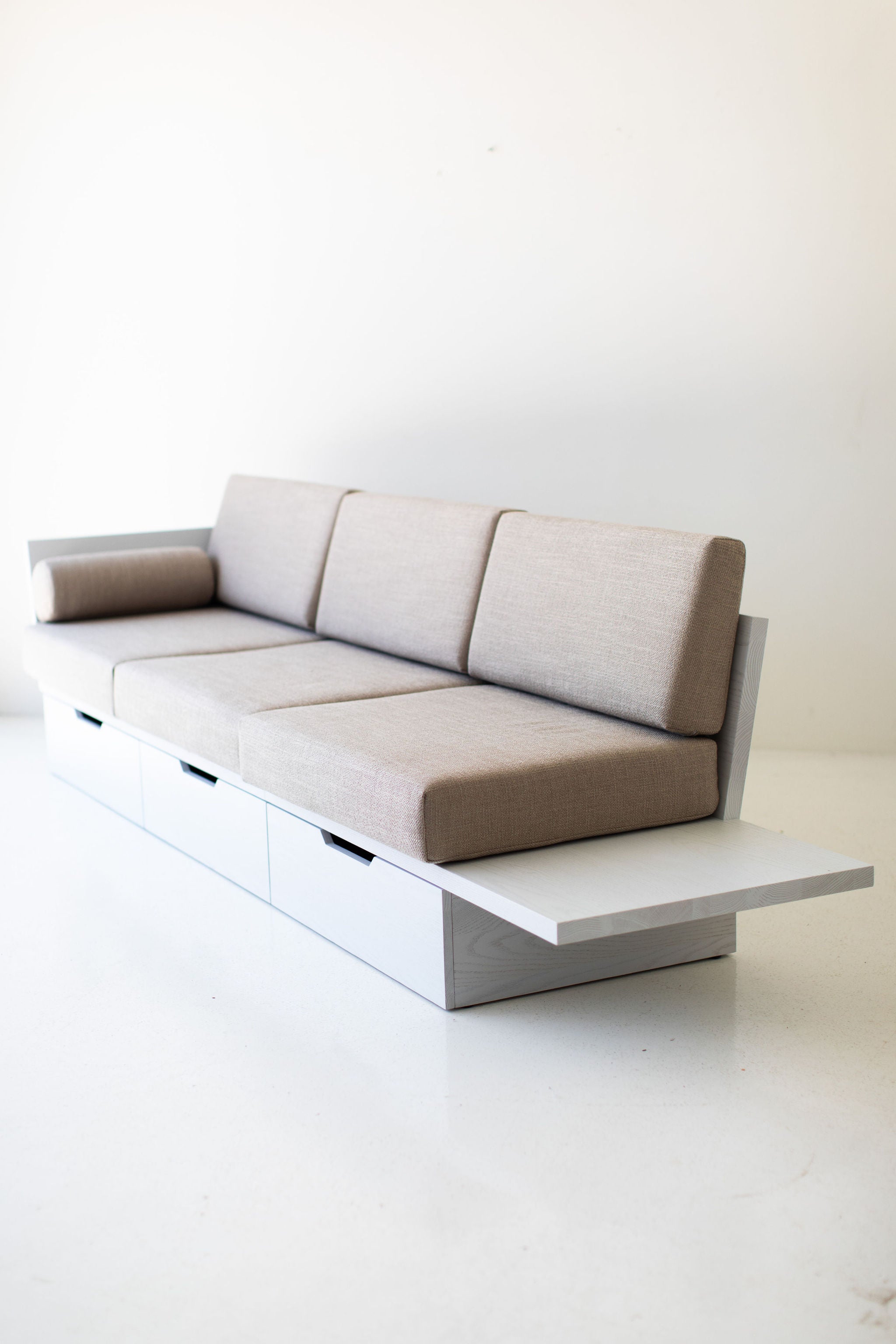 Oak Suelo Sofa With Storage And Side Table for Bertu Home - 2124