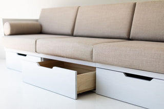 Oak Suelo Sofa Storage Side Table Image 04