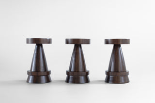 Outdoor Boca Counter Stool Exterior Walnut Finish, image 1