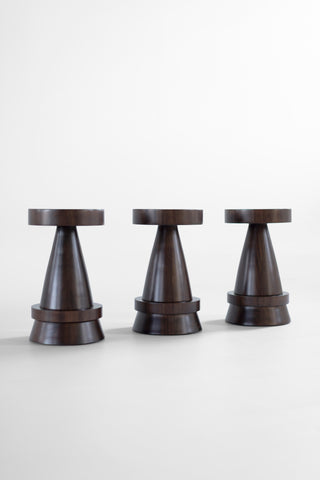 Outdoor Boca Counter Stool Exterior Walnut Finish, image 3