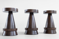 Top-down view of the seat surface on the Outdoor Boca counter stool.