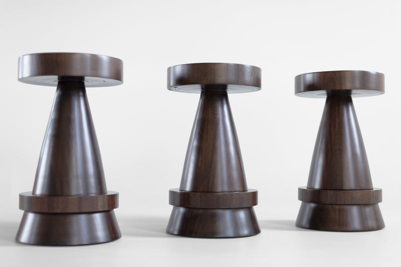 Top-down view of the seat surface on the Outdoor Boca counter stool.