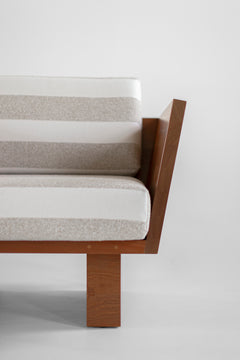 Outdoor Lounge Chair Striped Fabric Suelo, image 6