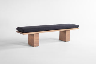 Outdoor Suelo Bench Greywash, image 1