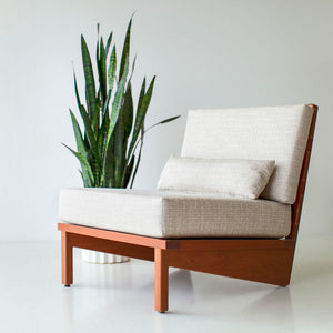 Patio Furniture Slatted Sutton Chair, image 01