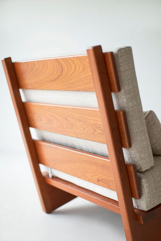 Patio Furniture Slatted Sutton Chair, image 06