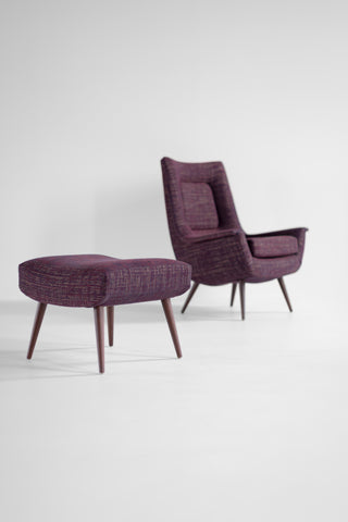 Peabody Modern Upholstered Ottoman, image 2