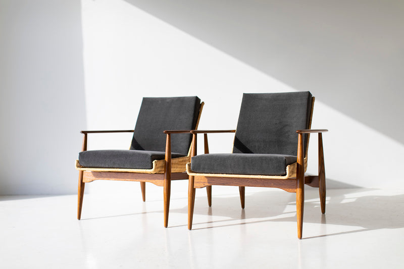 Peabody wicker lounge chair 1806P, second angle