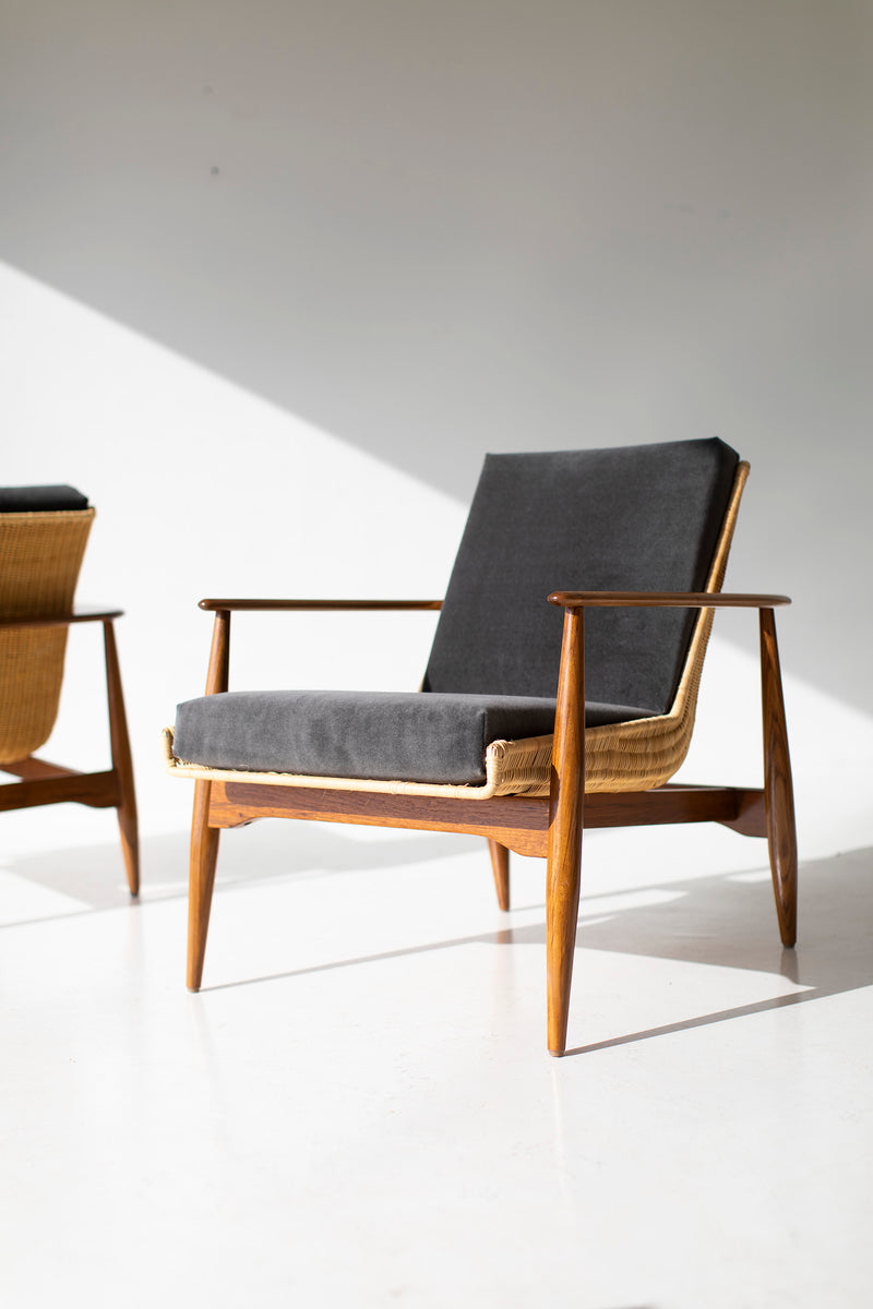 Peabody wicker lounge chair 1806P, eleventh angle
