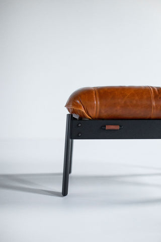 Percival Lafer Leather MP 41 Lounge Chair Ottoman, image 5