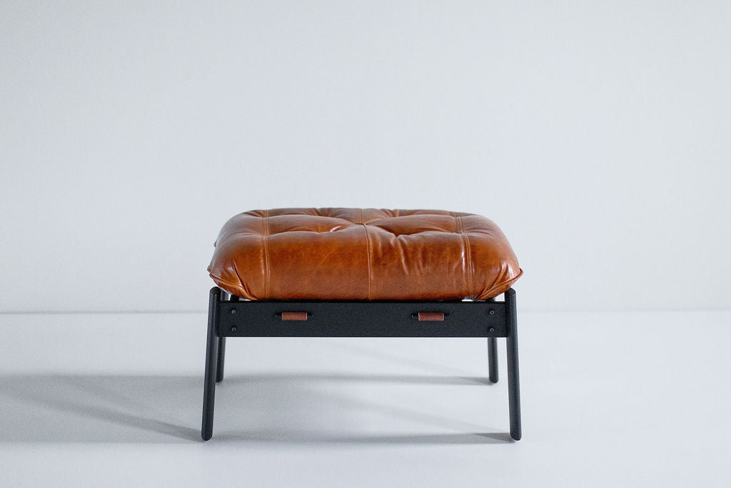 Percival Lafer MP-41 Leather Ottoman