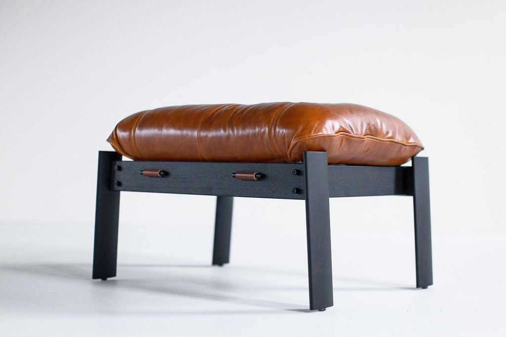 Percival Lafer MP-41 Leather Ottoman