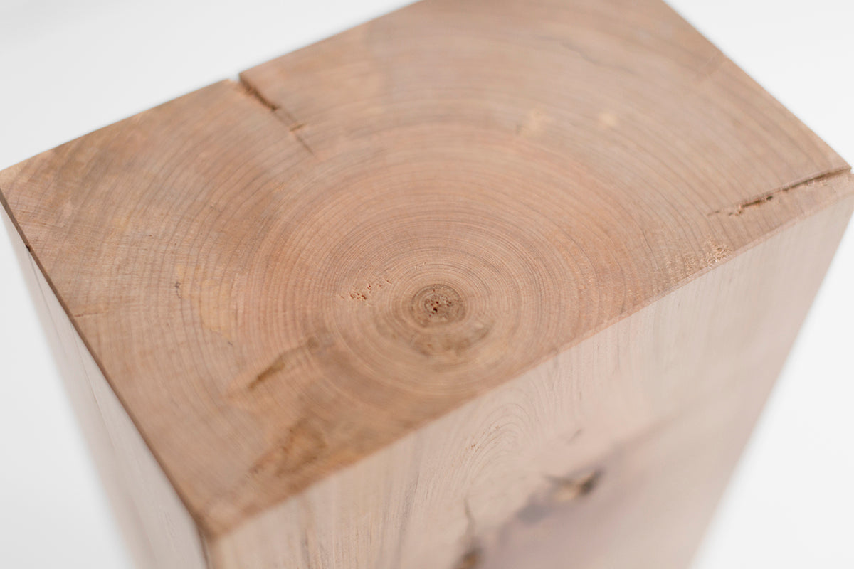 Rectangular Natural Wood Pedestals - 4326
