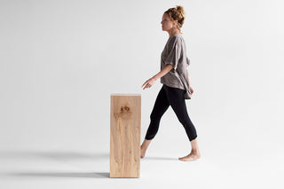 Rectangular Natural Wood Pedestals, image 3