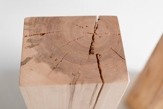 Rectangular Natural Wood Pedestals, image 4