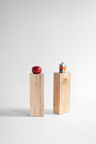 Rectangular Natural Wood Pedestals, image 7
