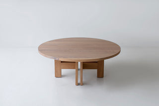 Round Coffee Table Genesis Bleached White Oak Image 04