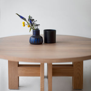 Round Coffee Table Genesis Bleached White Oak Image 09