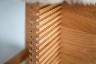 Sheepskin Counter Stool Backrest Cicely, image 6