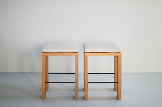 Simple White Oak Counter Stool, image 6