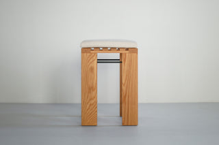 Simple White Oak Counter Stool, image 9