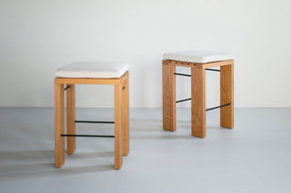 Simple White Oak Counter Stool, image 10