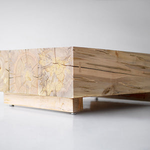 Solid Log Coffee Table 3 Bay Image 01