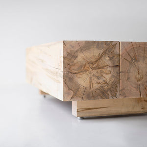 Solid Log Coffee Table 3 Bay Image 02