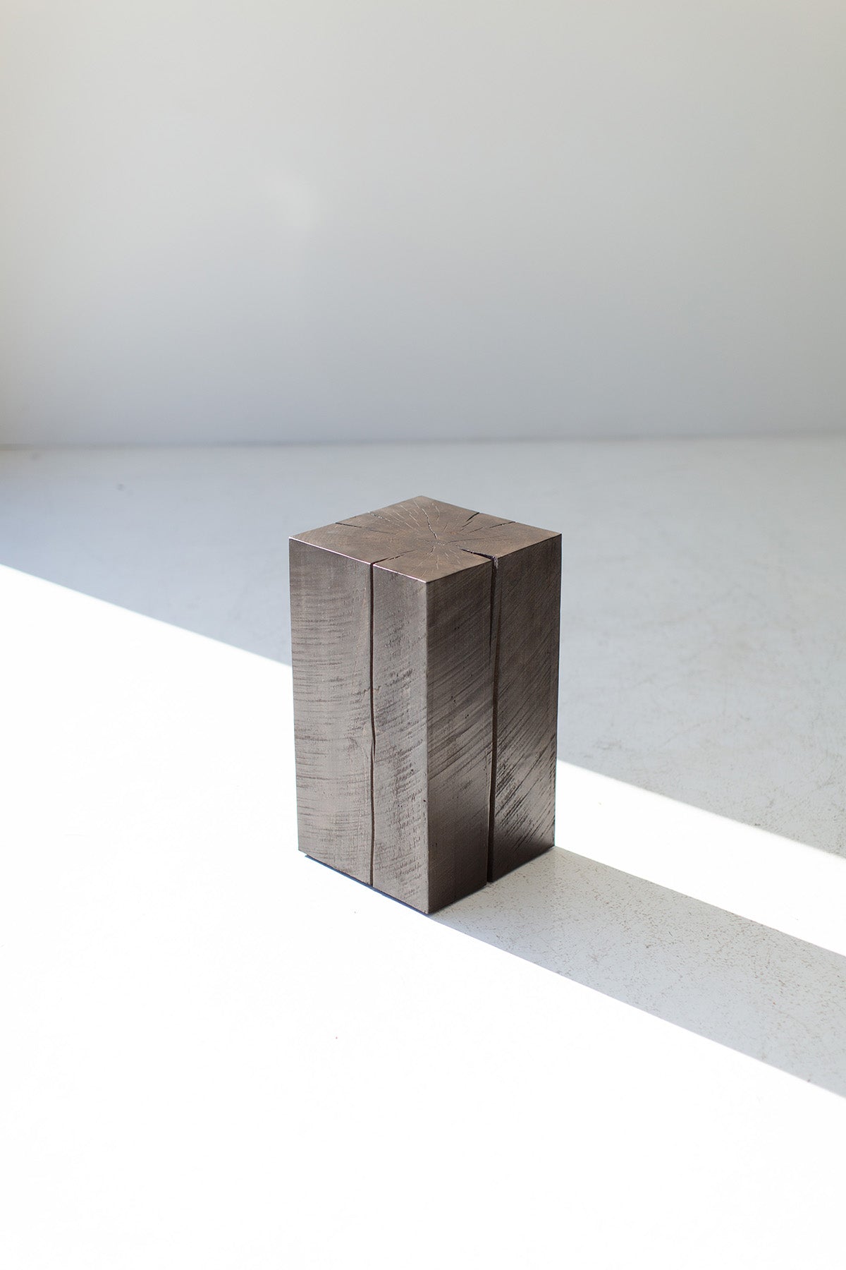 Organic Modern Maple Stump Side Table — Hand-Sawed Wood Side Table by Bertu Home