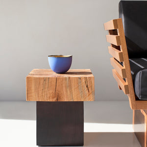 Solid Wood Side Table Viktor Image 02