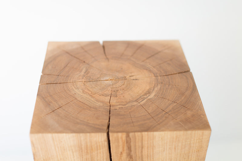 Natural maple art pedestal, 36" x 12" x 12" - photo 3