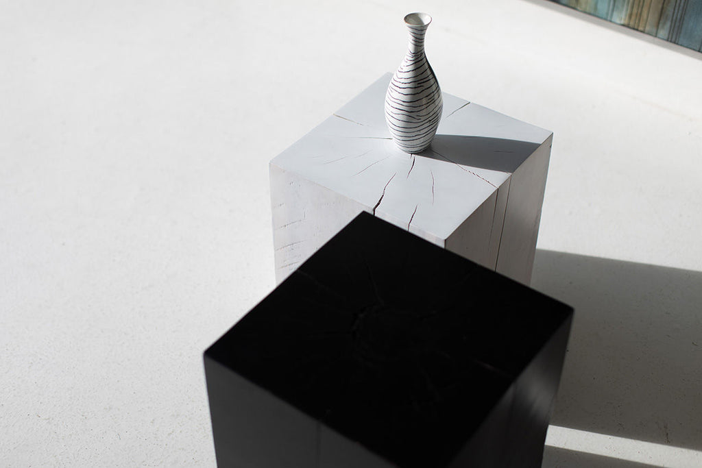 Modern Tables | Solid Wood Block End Table - 0324 | BertuHome ...