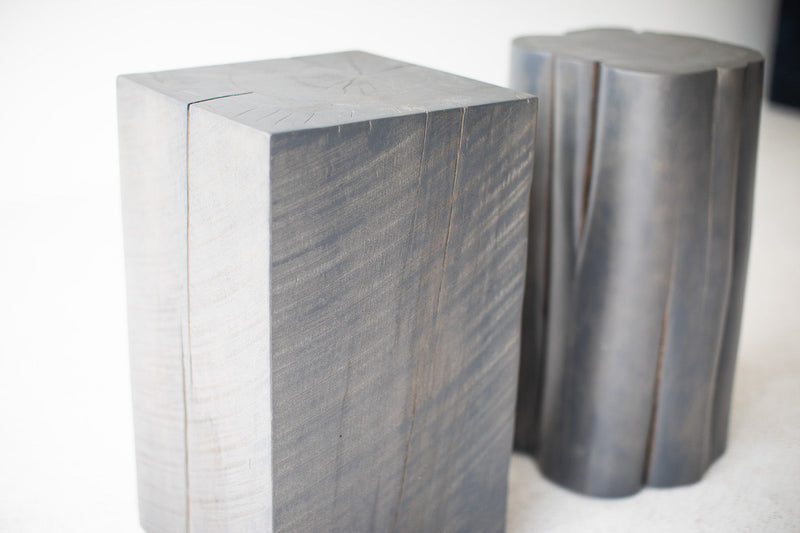 Detail of the natural wood grain beneath the finish